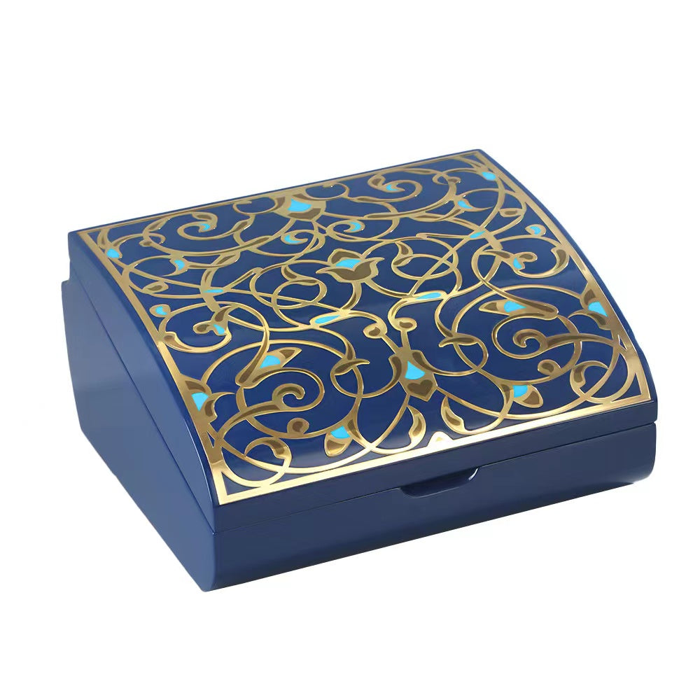 500 Pieces Wooden Box Gift Cosmetic Incense Bakhoor Glass jar Crystal cap Perfume Box Burner