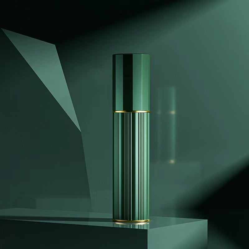 Luxury 5ML Perfume Travel Refillable Bottle Stripe Bottom-Filling Fragrances Perfume Atomizer Mini Cologne Dispenser Portable Sprayer Pocket Size for Cruise Car Trip Purse Gift