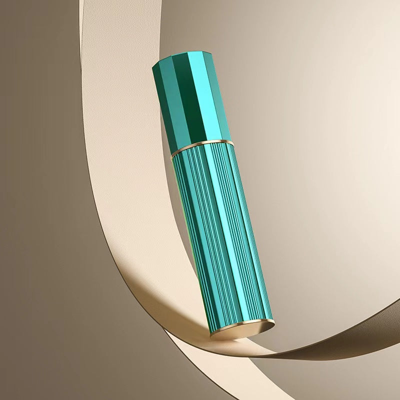 Luxury 5ML Perfume Travel Refillable Bottle Stripe Bottom-Filling Fragrances Perfume Atomizer Mini Cologne Dispenser Portable Sprayer Pocket Size for Cruise Car Trip Purse Gift