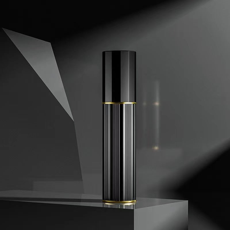 Luxury 5ML Perfume Travel Refillable Bottle Stripe Bottom-Filling Fragrances Perfume Atomizer Mini Cologne Dispenser Portable Sprayer Pocket Size for Cruise Car Trip Purse Gift