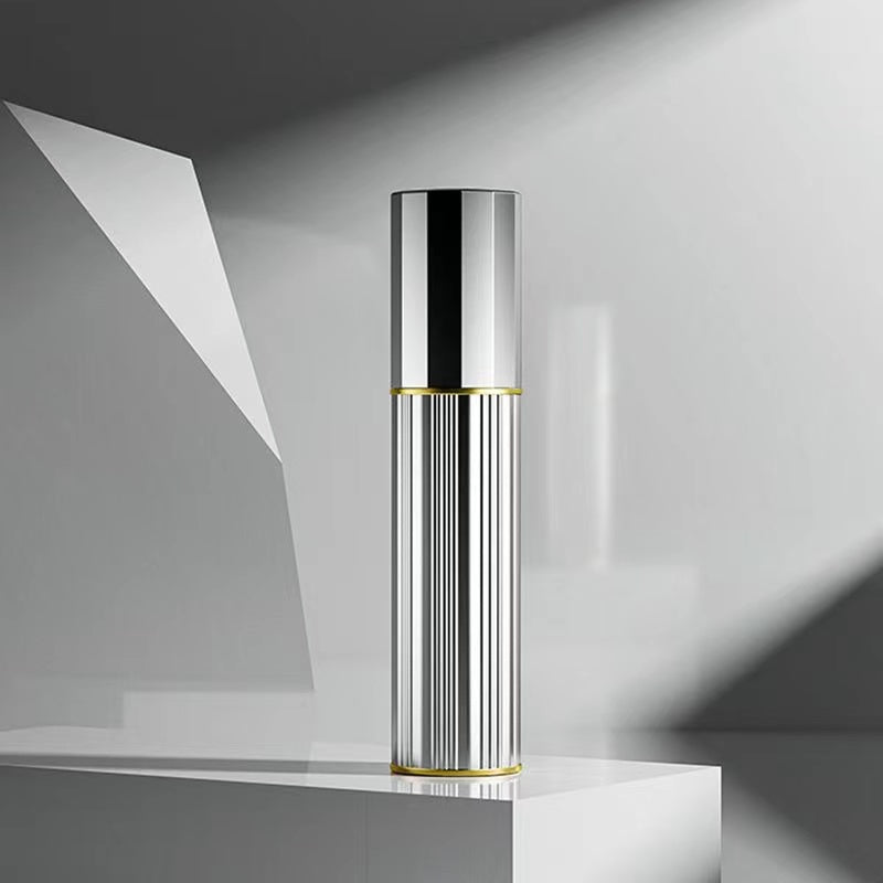 Luxury 5ML Perfume Travel Refillable Bottle Stripe Bottom-Filling Fragrances Perfume Atomizer Mini Cologne Dispenser Portable Sprayer Pocket Size for Cruise Car Trip Purse Gift