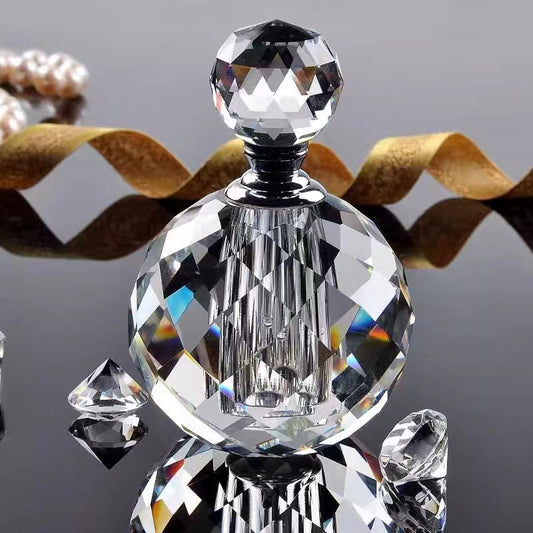 100 Pieces Luxury Crystal Attar Oud oil Bottle with glass stick