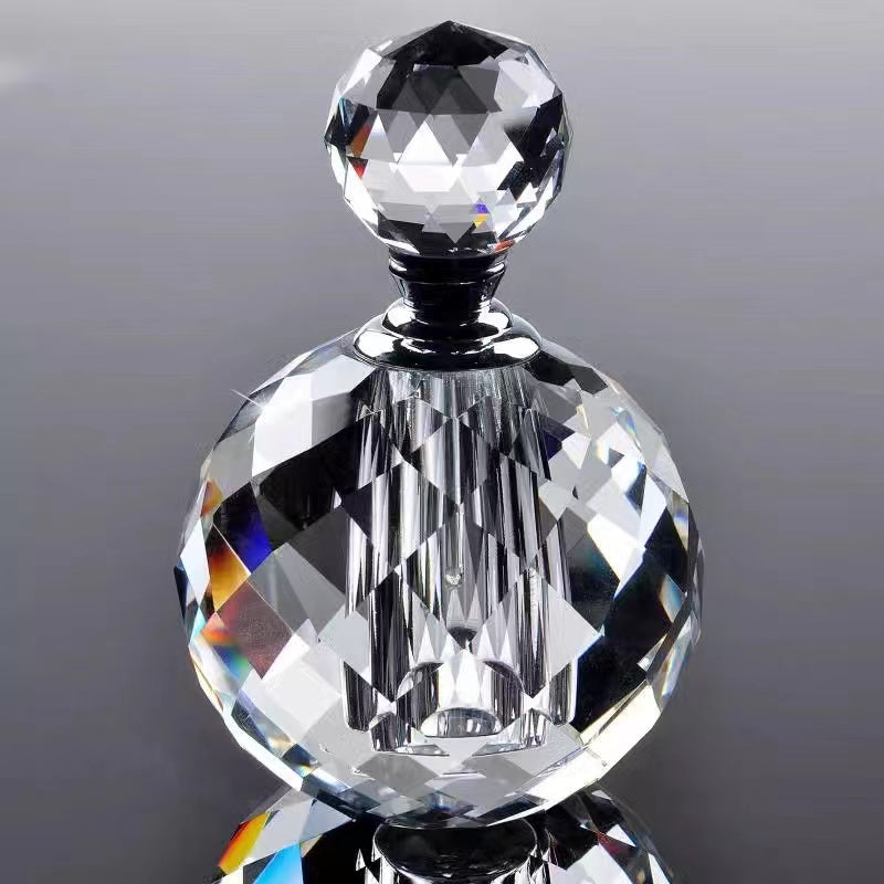 100 Pieces Luxury Crystal Attar Oud oil Bottle with glass stick