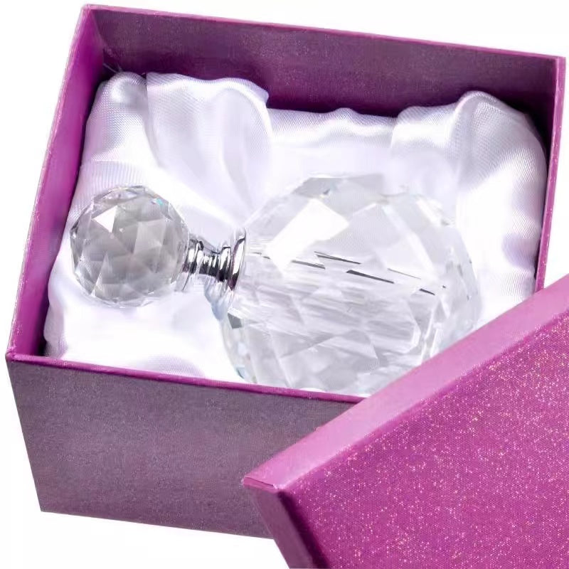 100 Pieces Luxury Crystal Attar Oud oil Bottle with glass stick