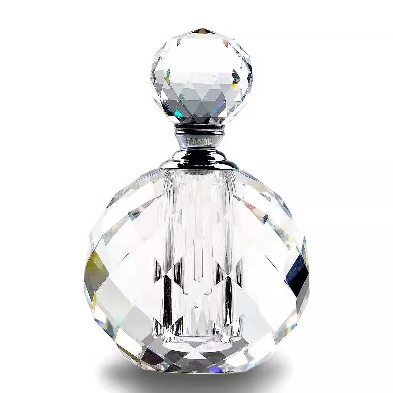100 Pieces Luxury Crystal Attar Oud oil Bottle with glass stick