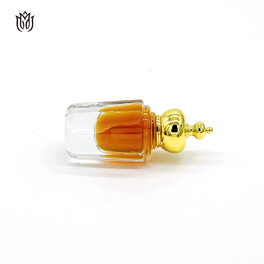 1000 Pieces Zamac cap with logo attar oud oil 15ml glass bottle