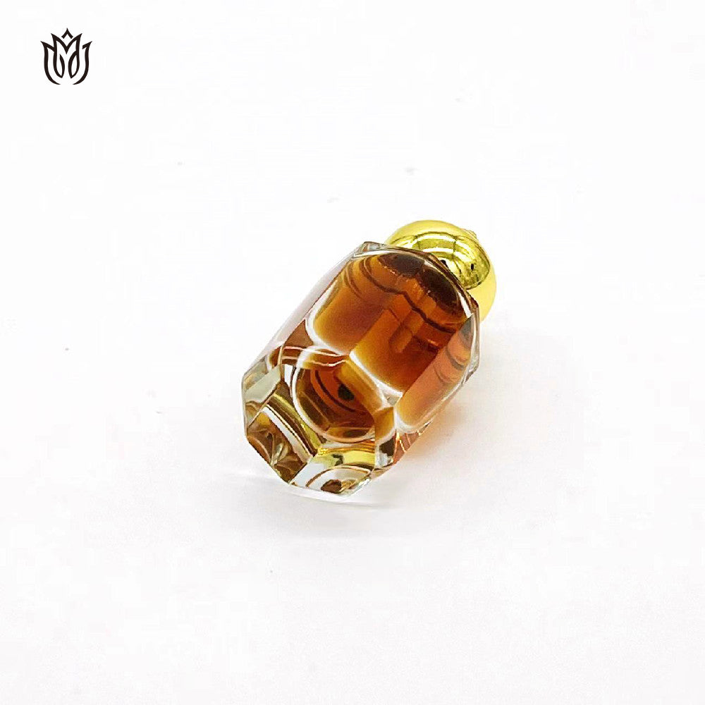 1000 Pieces Zamac cap with logo attar oud oil 15ml glass bottle