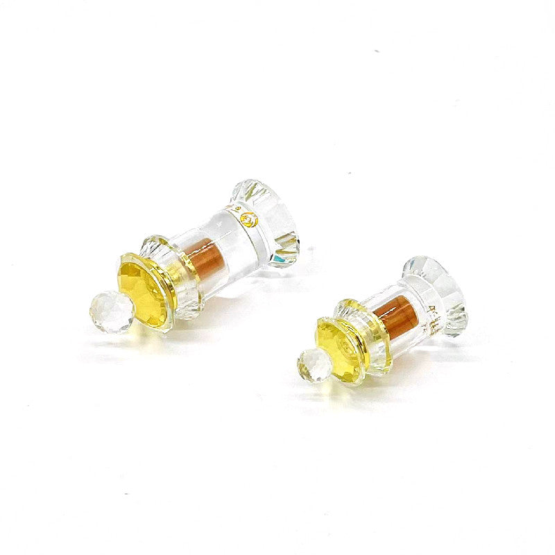 500 pieces Crystal cap attar oud oil 3ml Crystal bottle with glass stick