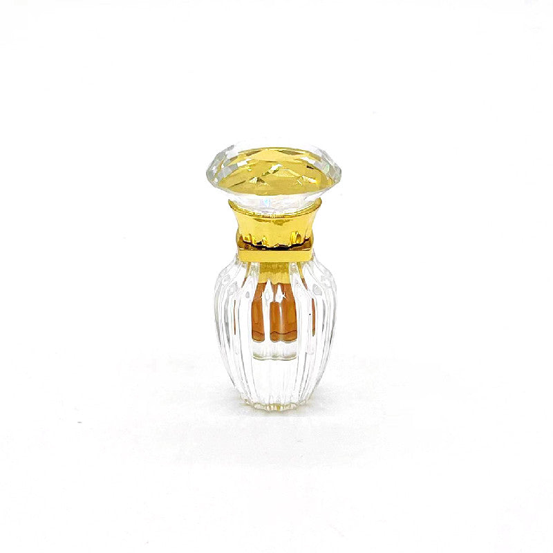 500 Pieces Zamac Crystal cap attar oud oil 3ml Crystal bottle with glass stick