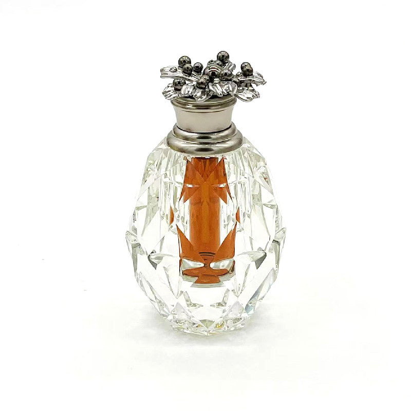 500 Pieces Zamac Crystal cap attar oud oil 3ml Crystal bottle with glass stick