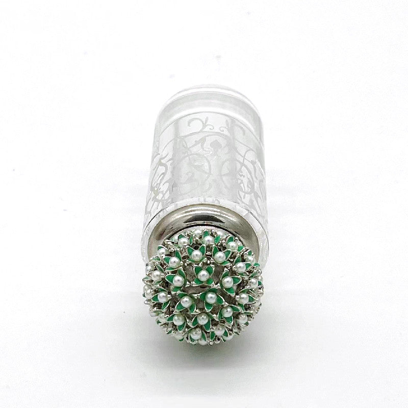 500 Pieces Zamac Crystal cap attar oud oil 6ml Crystal bottle with glass stick