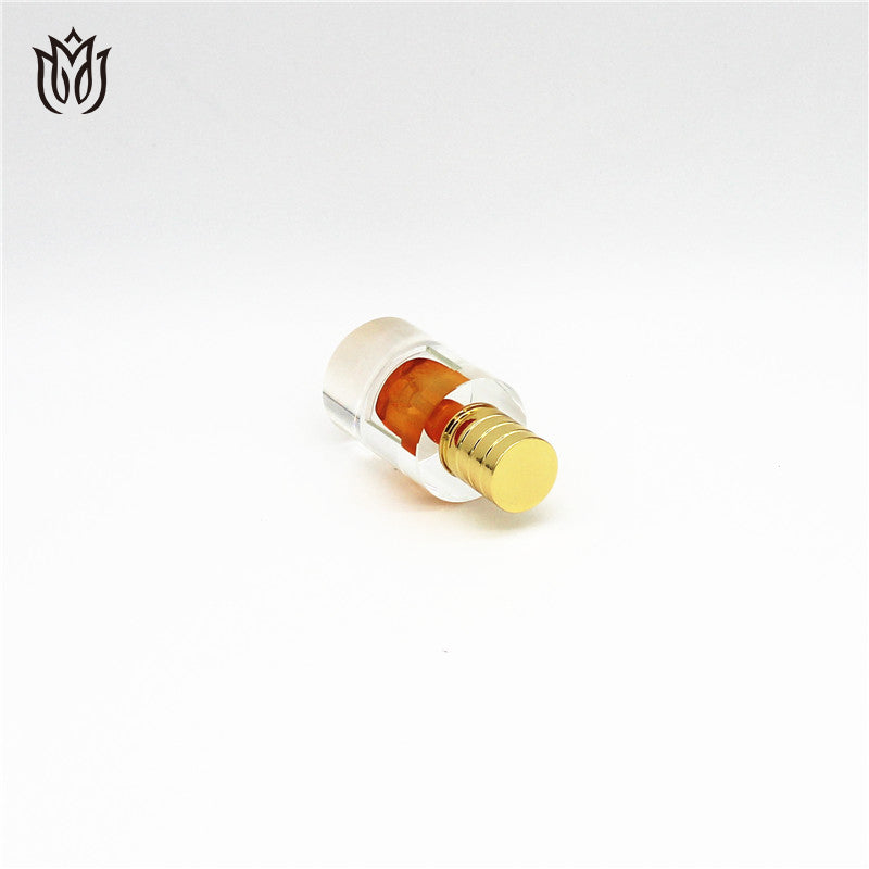 500 Pieces Zamac cap attar 3ml Oud oil Tola Crystal bottle with glass stick