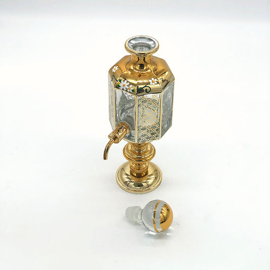 500 ml Oud oil Gold Luxury Glass bottle with Faucet