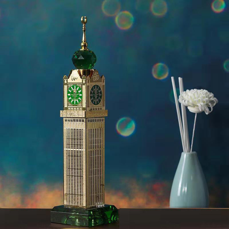25 pieces packed 6ml Oud oil Perfume Fragrance Clock Tower Crystal bottle
